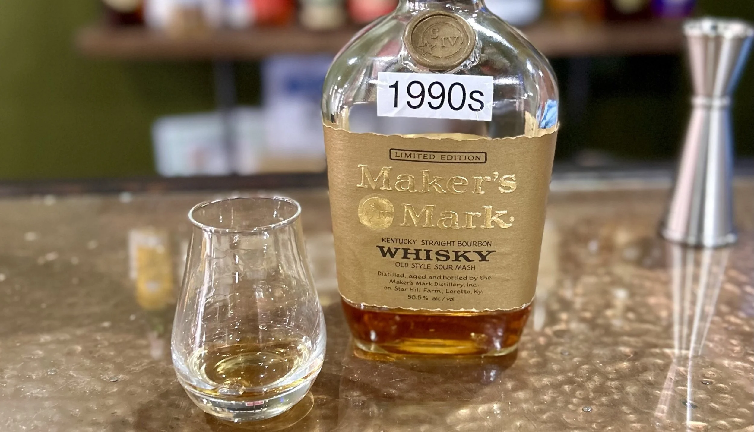 Review #593 - Maker's Mark Limited Edition (Gold Wax, Early 1990s